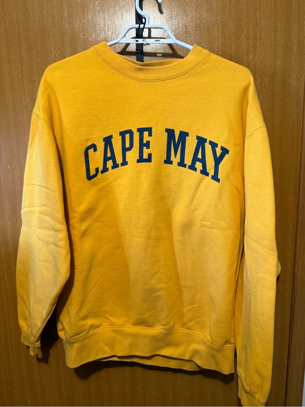 Oarsman vintage Cape May Yellow Crewneck Sweatshirt